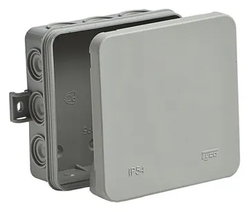 Коробка распределительная ОП 100х100х35мм IP54 12 вводов сер. Ruvinil 67095