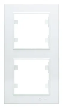 Рамка 2-м Karea вертик. бел. Makel 56001707