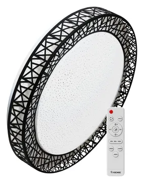 Светильник светодиодный PREMIUM Loft-B 75Вт 230В 3000-6500К 6000лм IP40 490х100мм настенно-потолочный управляемый с пультом ДУ КОСМОС KSLofB75W