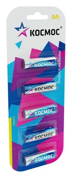 Элемент питания алкалиновый AA/LR6 BP-5 (блист.5шт) КОСМОС KOCLR65BL
