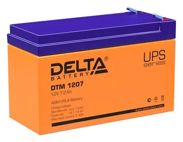 Аккумулятор UPS 12В 7.2А.ч DTM 1207 Delta 4614010050004