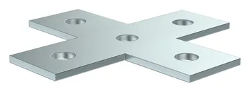 Пластина для STRUT-профиля соединительная X-образ. EZ IEK CLM50D-PXS-136-40