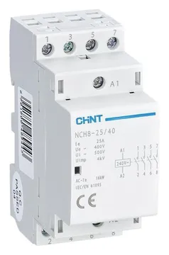 Контактор модульный NCH8-25/40 25А 4НО AC 220/230В 50Гц (R) CHINT 256089