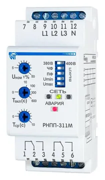 Реле напряжения РНПП-311М 3ф НовАтек-Электро 3425601311