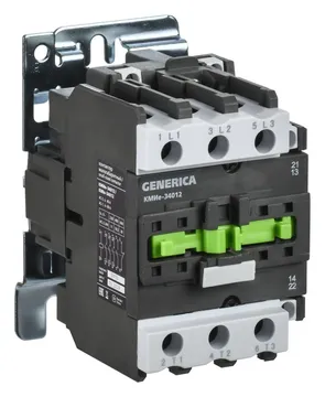 Контактор КМИе-34012 40А 110В/АС3 1НО 1НЗ GENERICA KKME31-040-110-11