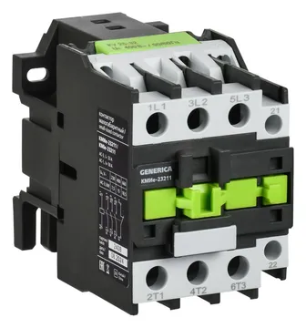 Контактор КМИе-23211 32А 400В/АС3 1НЗ GENERICA KKME21-032-400-01