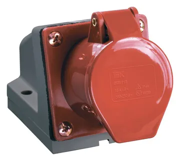 Розетка ОП 32А 380В 3P+PE+N ССИ-125 IP44 IEK PSR12-032-5