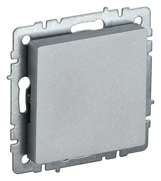 Заглушка c суппортом BRITE МЗ10-БрА механизм алюм. IEK BR-PL10-K47