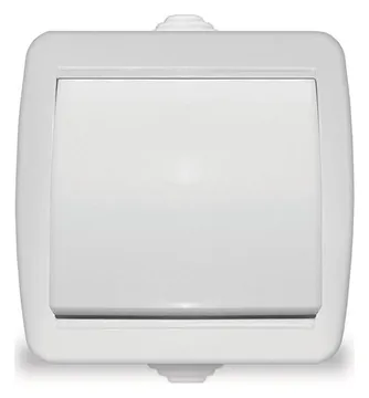 Выключатель 1-кл. ОП Клио 10А IP44 бел. UNIVersal К2221