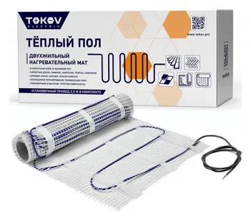 Комплект "Теплый пол" (мат) 150Вт/кв.м 12кв.м TOKOV ELECTRIC TKE-MAT150-1800-12