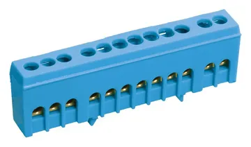 Шина нулевая в корп. изол. на DIN-рейку ШНИ-6х9-8-К-С IEK YNN10-69-8KD-K07
