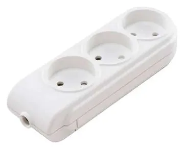 Колодка удлинителя 3-м без заземл. защ. шторки Makel N3010000