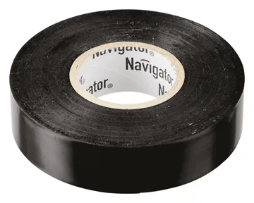 Изолента ПВХ 15мм (рул.20м) черн. NIT-B15-20/BL Navigator 71103