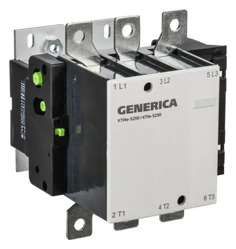 Контактор КТИе-5250 250А 230В/АС3 GENERICA KKTE50-250-230-10