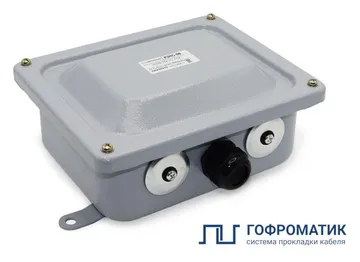 Коробка КЗНС-08 У2 IP54 пластик. ввод ГОФРОМАТИК zeta30315