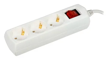 Удлинитель 3х3м с заземл. 10А IP20 У03В 2P+PE 250В 3х1 GENERICA WYP10-10-03-03-ZK-G