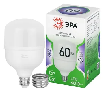 Лампа светодиодная GREEN LINE POWER T100-60W-865-E27/E40 GL 60Вт колокол 6500К свет холод. E27/E40 Эра Б0066980
