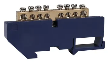 Шина нулевая с изолятором OptiKit BB-D-N-DIN-8-6х9 син. КЭАЗ 277858
