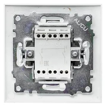 Выключатель 2-кл. СП Валенсия 10А IP20 бел. PROxima EKF EWV10-023-10