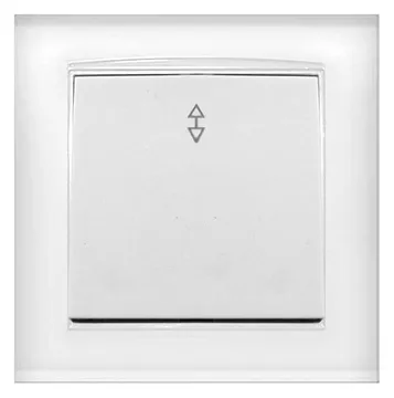 Переключатель проходной 1-кл. СП Бриллиант 10А IP20 бел. UNIVersal 7947373