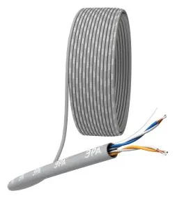 Кабель витая пара U/UTP кат.5E 2х2х24AWG solid CCA PVC Simple сер. (м) UL-2-PVC-A Эра Б0044433