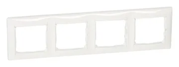 Рамка 4-м СП Valena IP20 горизонт. бел. IEK 774454
