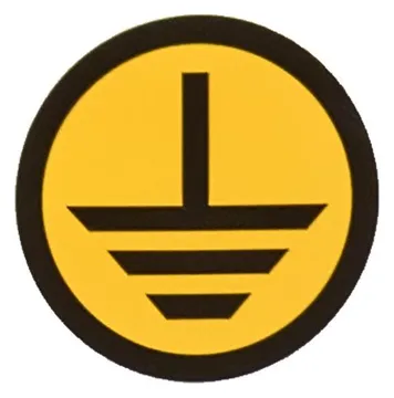 Знак "Земля" круглый d20мм EKF an-1-04
