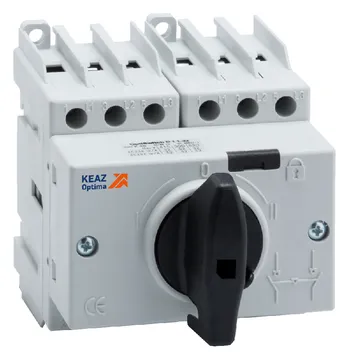 Выключатель-разъединитель реверсивный 3п 63А OptiSwitch DI-63-3C КЭАЗ 332081