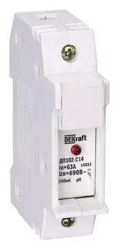 Держатель предохранительного типа C10 ДП102-С10-1Р DEKraft 21383DEK