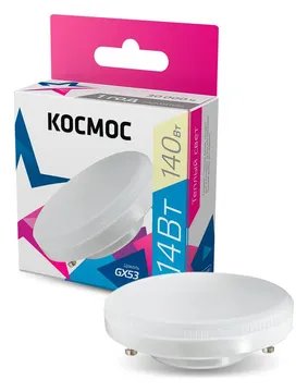 Лампа светодиодная 14Вт GX53 3000К 220В Космос Lksm_LED14wGX5330C