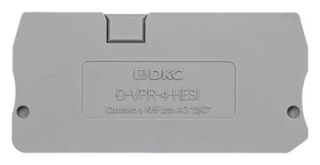 Изолятор торцевой для клемм VPR-4-HESI/MT DKC D-VPR-4-HESI
