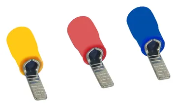 Наконечник штыревой плоский НШпИ OptiKit T-Shp-PVC-4.0-6.0 (уп.100шт) КЭАЗ 278023
