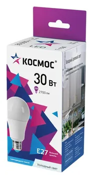Лампа светодиодная А70 30Вт 6500К Е27 174-265В КОСМОС LkecLED30wA70E2765