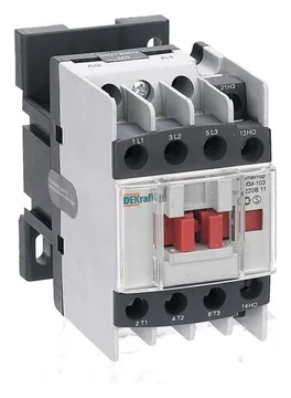 Контактор КМ-103 18А кат. 220В AC 1НО+1НЗ AC-3 DEKraft 22113DEK