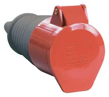 Розетка кабельная 32А 380В 3P+PE+N ССИ-225 IP44 IEK PSR22-032-5