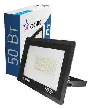 Прожектор светодиодный 50Вт 6500К IP65 4000лм КОСМОС K_PR5_LED_50
