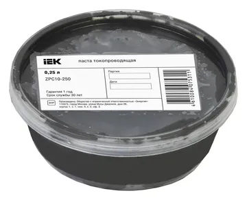 Паста токопроводящая 0.25л IEK ZPC10-250