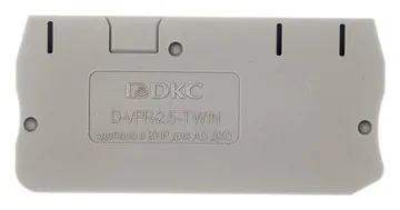 Изолятор торцевой для клеммы VPR-2.5-TWIN DKC D-VPR-2.5-TWIN