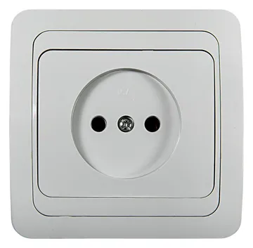 Розетка 1-м СП Classico 2022 16А IP20 бел. ASD / IN HOME 4680005959891