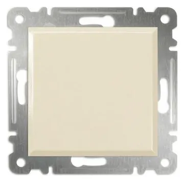 Выключатель 1-кл. СП Karea 10А IP20 механизм крем. Makel 57010001