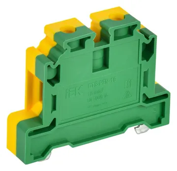 Колодка клеммная CTS-PEN ARMAFIX земля 16кв.мм желт./зел. IEK YCT11-00-K52-016