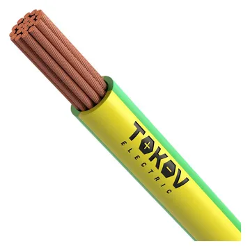 Провод TOKOV ELECTRIC ПуГВнг(А)-LS 1х10 Ж/З 450/750В (м) 00-00029628