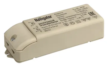 Трансформатор 94 432 NT-EH-060-EN IP44 для низковольтных галогенных ламп Navigator 94432