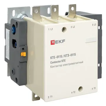 Контактор КТЭ-1 115А кат. 230В AC 1НО EKF ctr-b-115