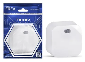 Выключатель 1-кл. ОП Frea 10А IP20 250В с индикацией АБС-пластик бел. TOKOV ELECTRIC TKE-FR-V1I-C01