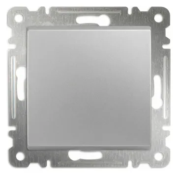 Переключатель проходной 1-кл. СП Karea 10А IP20 механизм серебр. Makel 57065005