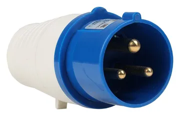 Вилка кабельная 023 32А 220AC 2P+PE 6ч IP44 КЭАЗ 222736
