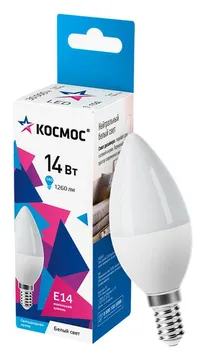 Лампа светодиодная CN 14Вт E14 4500К 1260лм 174-265В КОСМОС LkecLED14wCNE1445