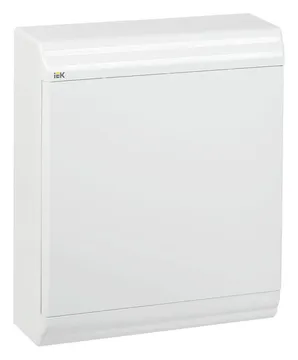 Бокс ЩРН-П-24 мод. навесной пластик IP41 PRIME бел. дверь IEK MKP82-N-24-WD-41-10