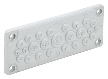 Ввод кабельный мембранный 25 отверстий d5-26мм IP65 (без клипс) TITAN IEK TI-01D-MC-025-65